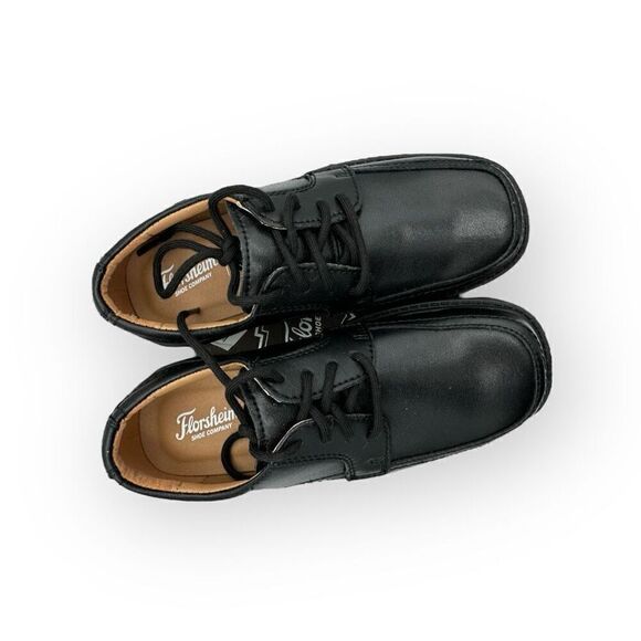 NWT Florsheim Kids Boys Billings Jr II Comfortech Oxford Shoes Black Size 13M - Picture 4 of 10